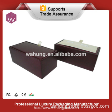 Luxury Custom Logo Paper Cufflinks Box packaging wholesale